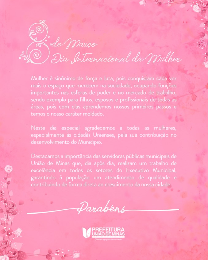 DIA DAS MULHERES