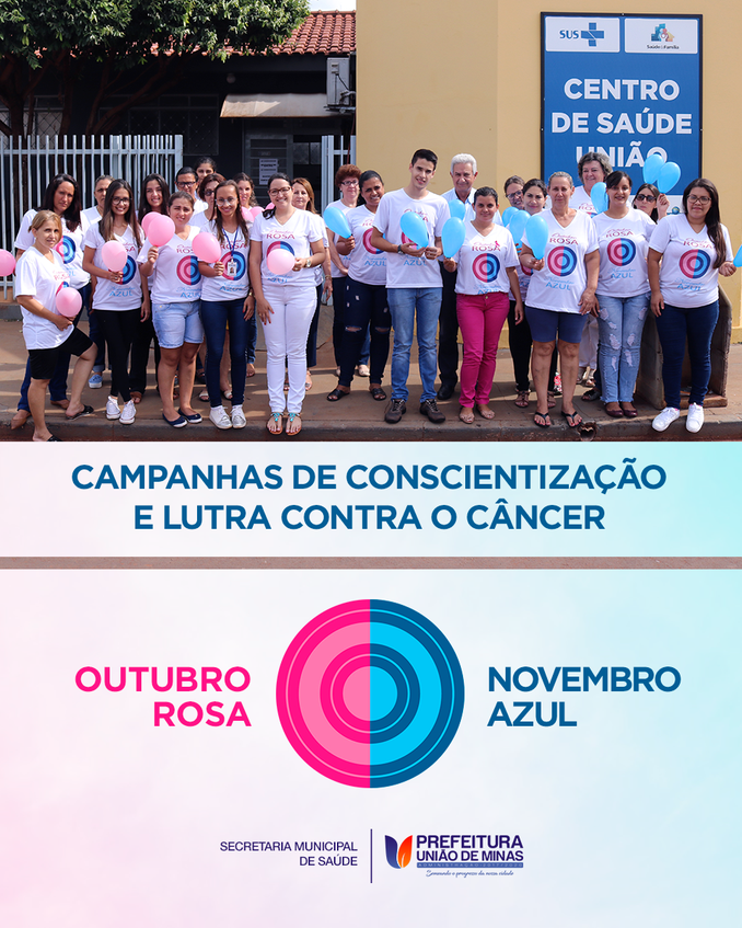 OUTUBRO ROSA - NOVEMBRO AZUL